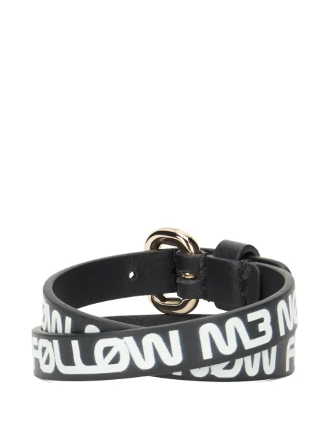 RED(V) buckled bracelet