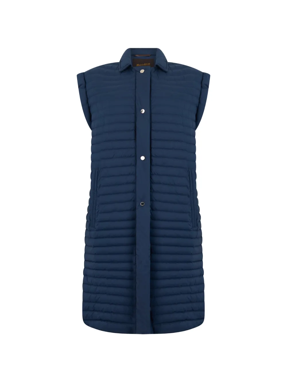 Moorer quilted sleeveless jacket - Blau