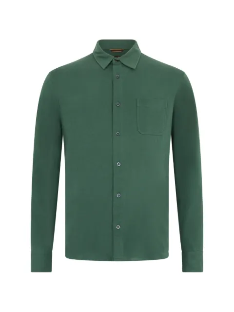 Moorer green pocket shirt