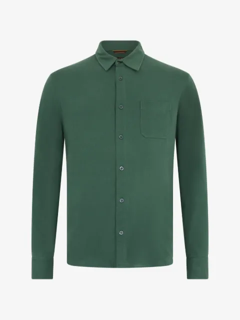 Moorer green pocket shirt