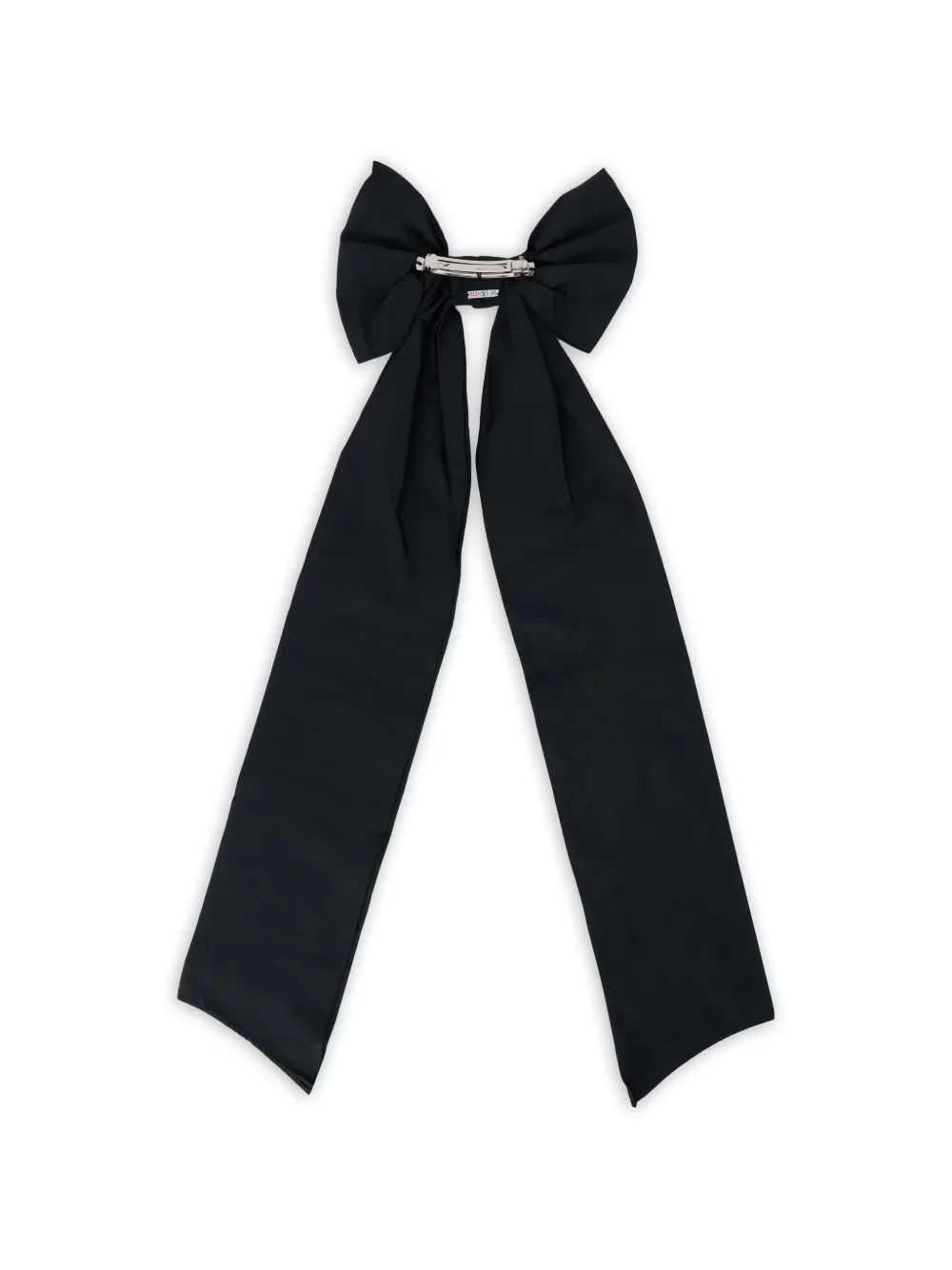  Red(v) Bow Hair Clip - Black 