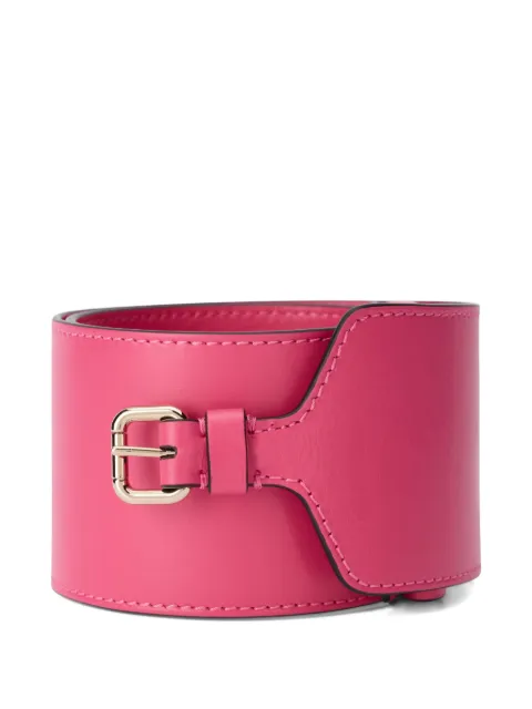 RED(V) topstitched buckle belt