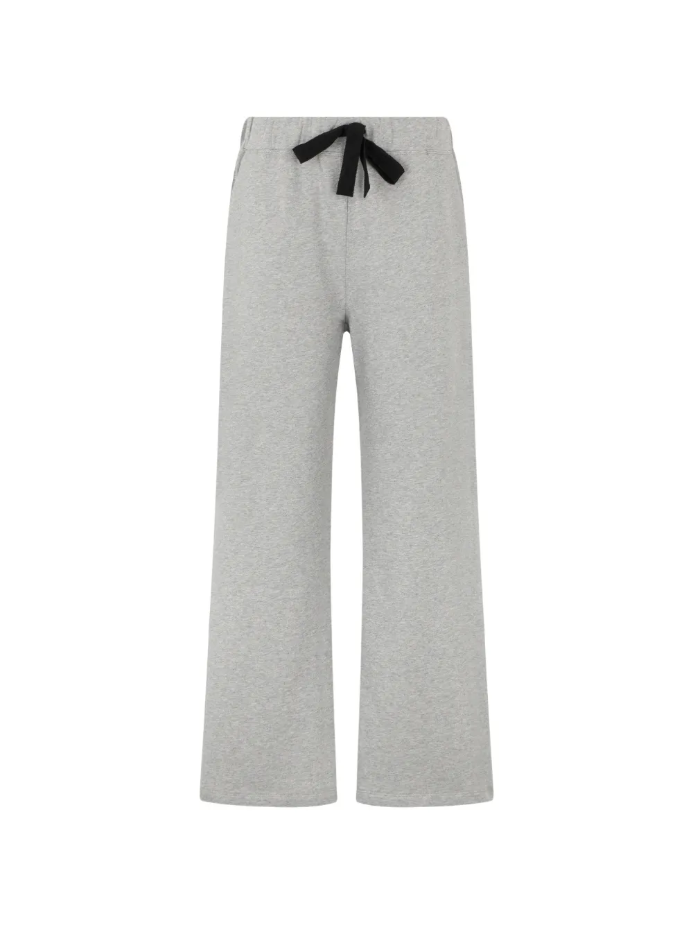 Valentino Tie Waist Track Pants In Gray