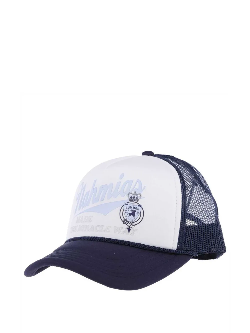 logo-print cap