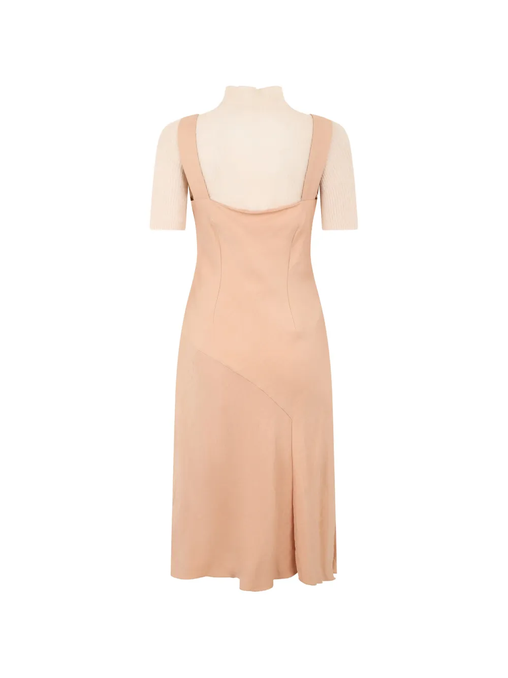 Moschino Maxi-jurk met gelaagd-effect Beige