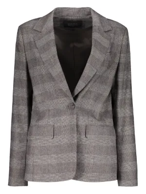 Emporio Armani ヘリンボーン ダブルジャケット | グレー | FARFETCH JP
