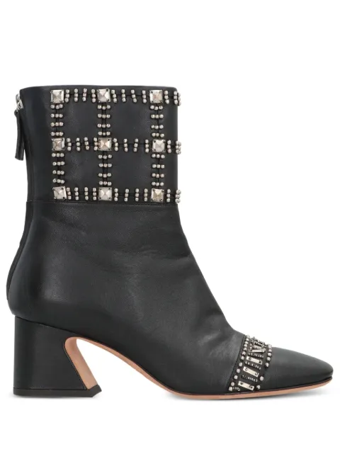 Alberta Ferretti beaded-embellishmen boots