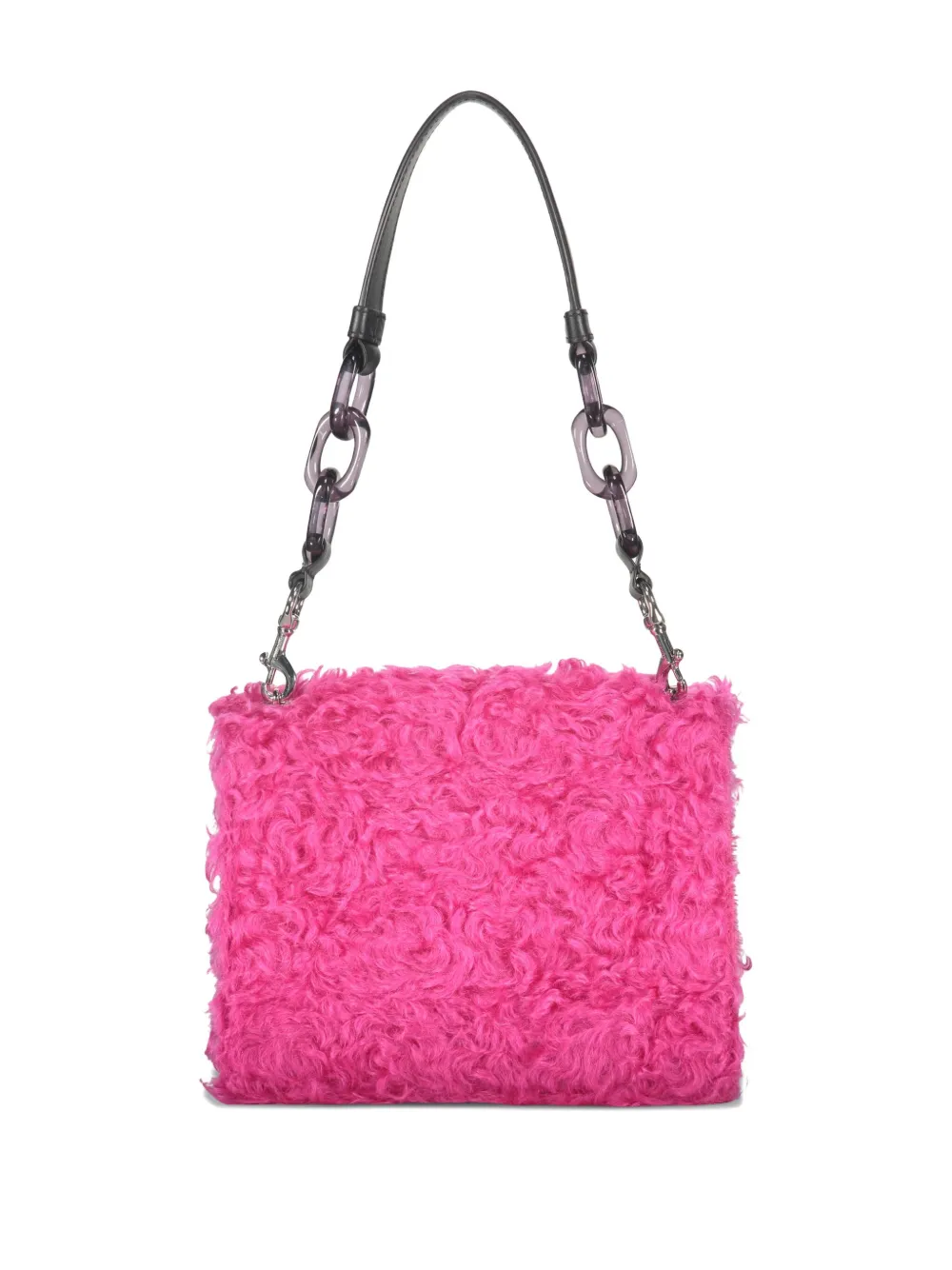 Moschino chain-detail shoulder bag Roze