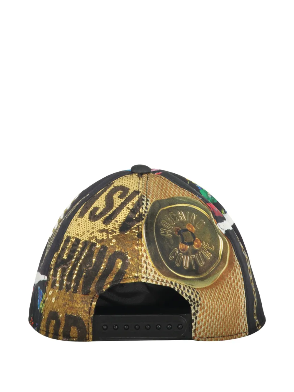 Moschino chain-print cap Blauw