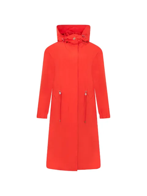 Moorer hooded drawstring parka