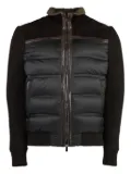 Moorer Andras padded bomber jacket - Brown