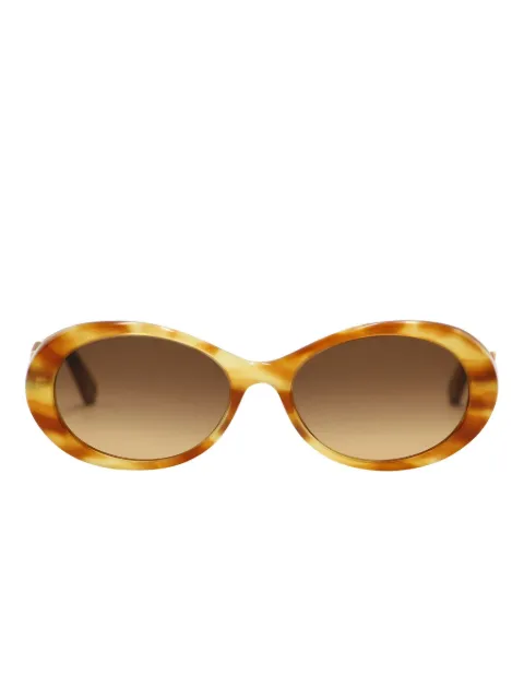 Chloé Eyewear Occhiali da sole con effetto tartarugato