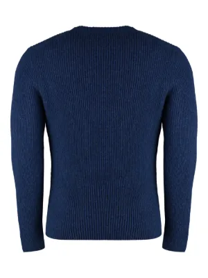 Tシャツ・カットソー MALO Men Sweater UXA132F3L27 E2932 Blue Malo Sweater Blue - Blue - Men | UXA132F3L27E2932 | thebs.com