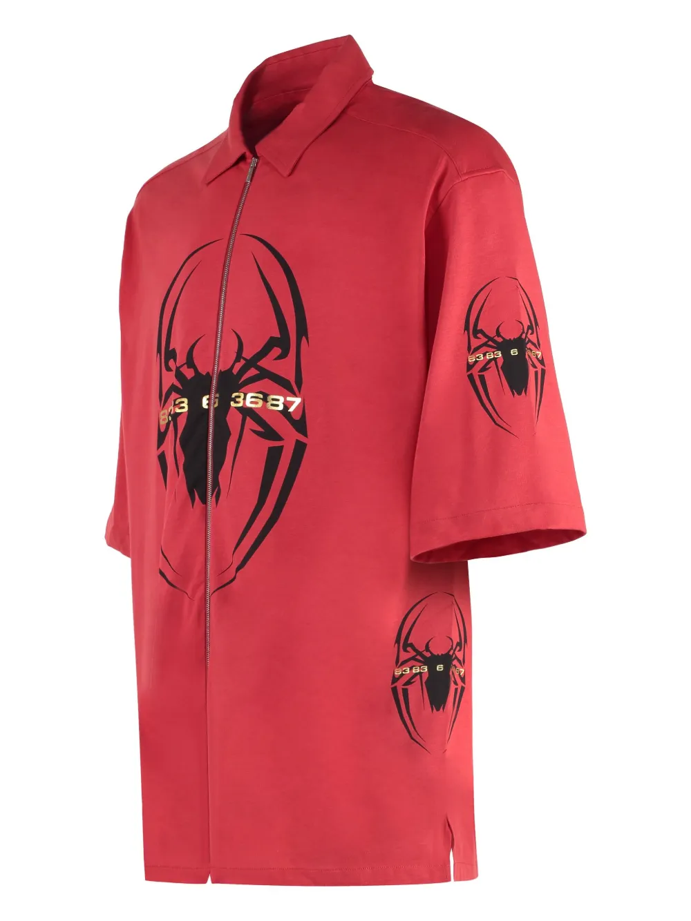 VETEMENTS Spider overhemd Rood
