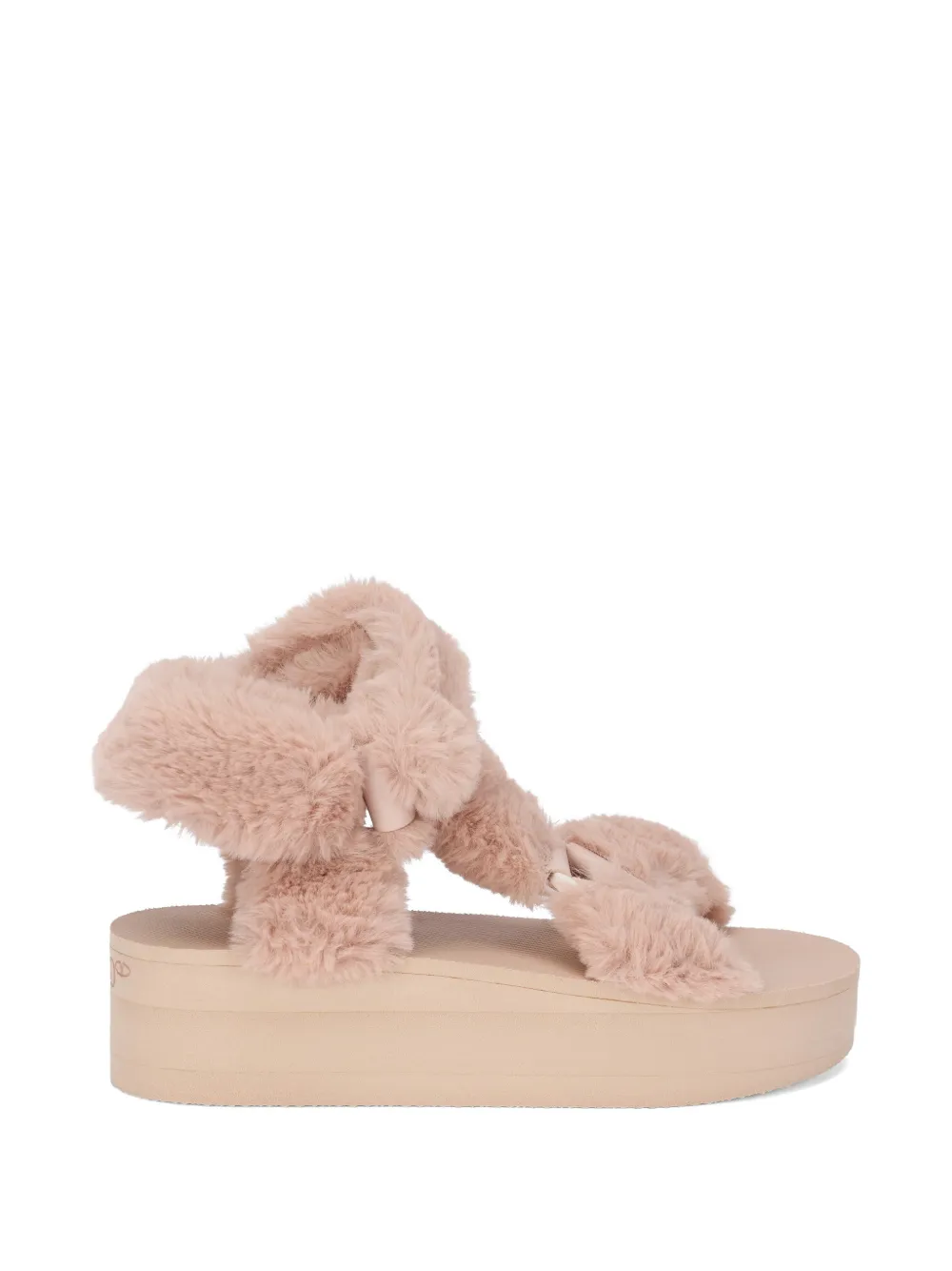 RED(V) platform sandals - Rosa