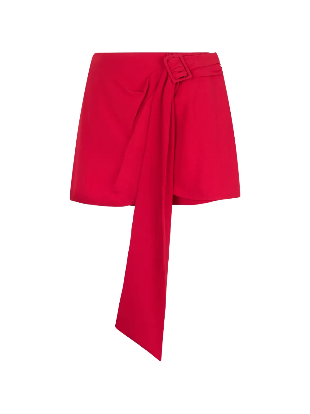 Valentino Garavani buckle tie shorts - Rosso