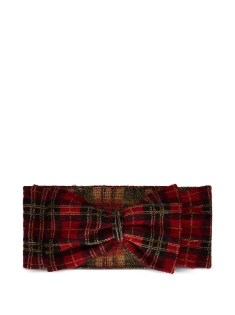 RED(V) bow check headband