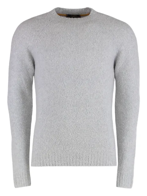 Moorer textured crew-neck sweater