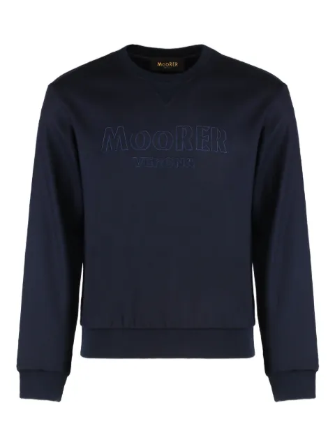 Moorer Marten-JT embroidered sweatshirt