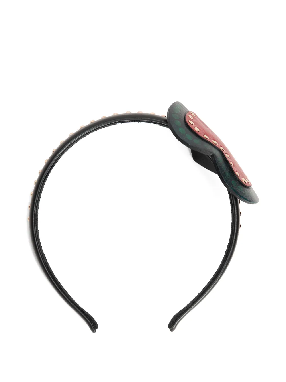 RED(V) Haarband met studs Zwart