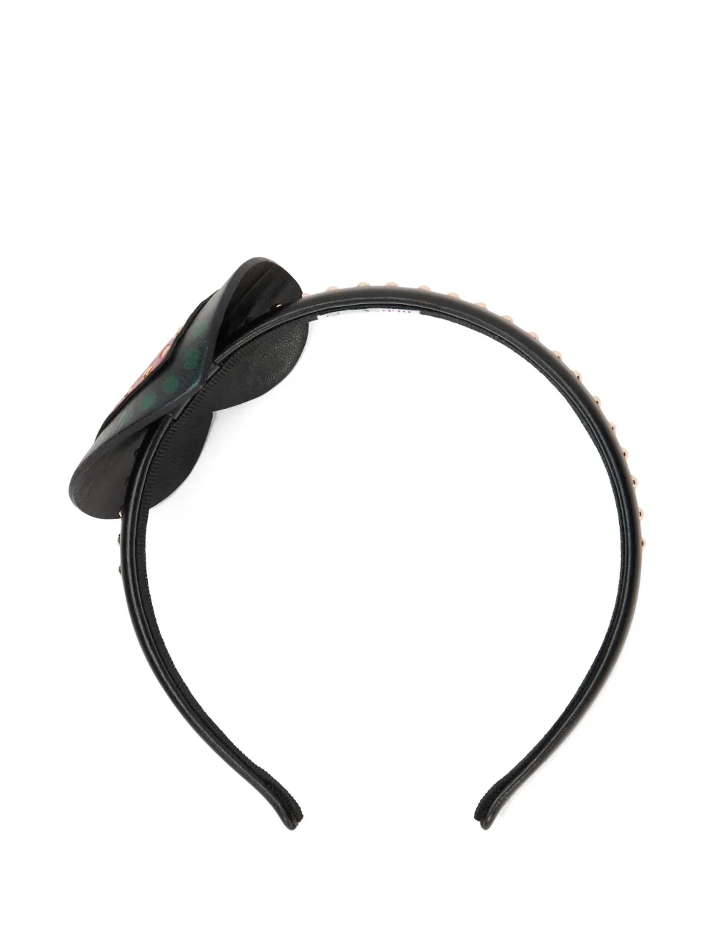 RED(V) Haarband met studs Zwart