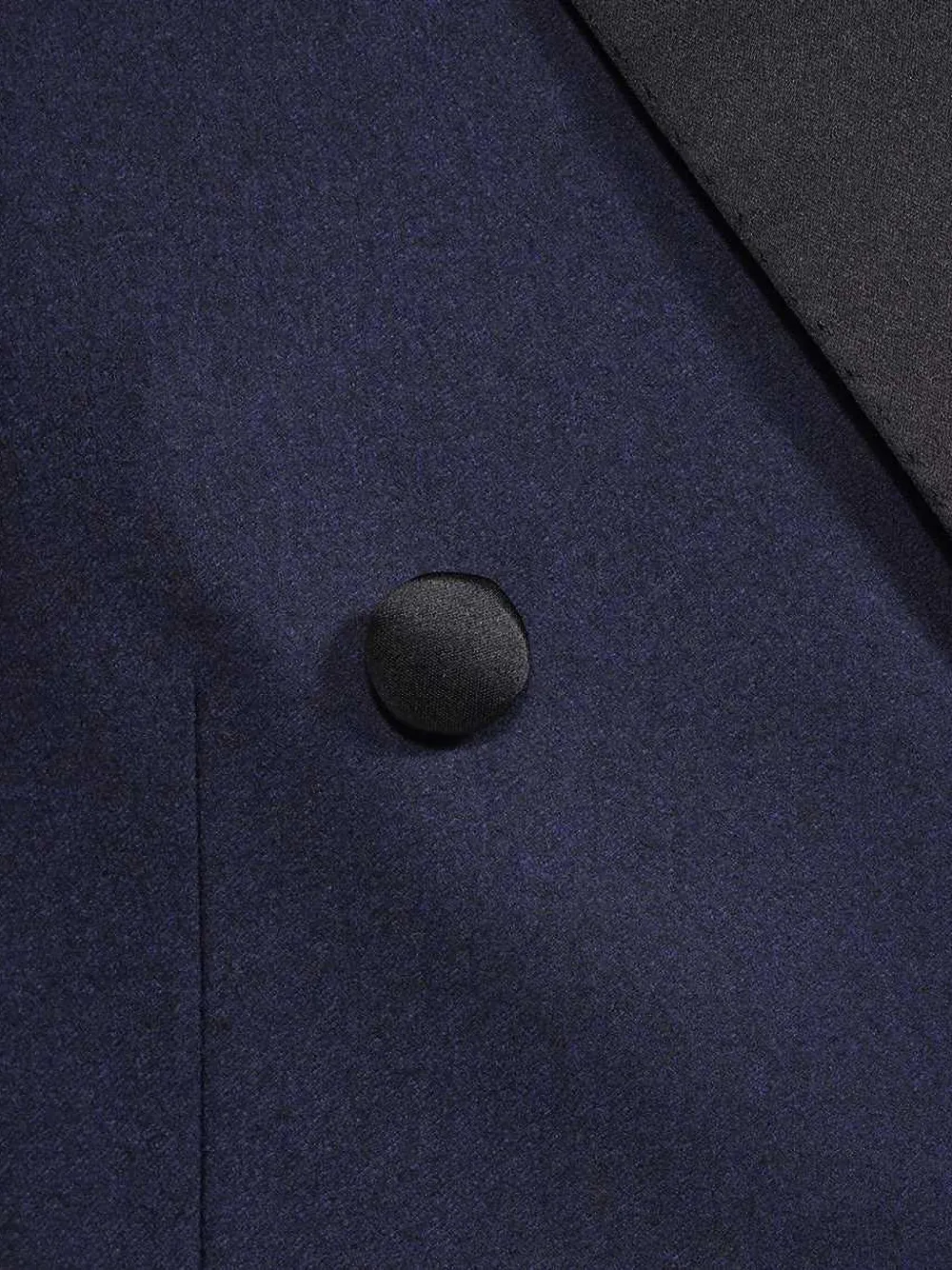 Brioni Blazer met satijnen revers Blauw