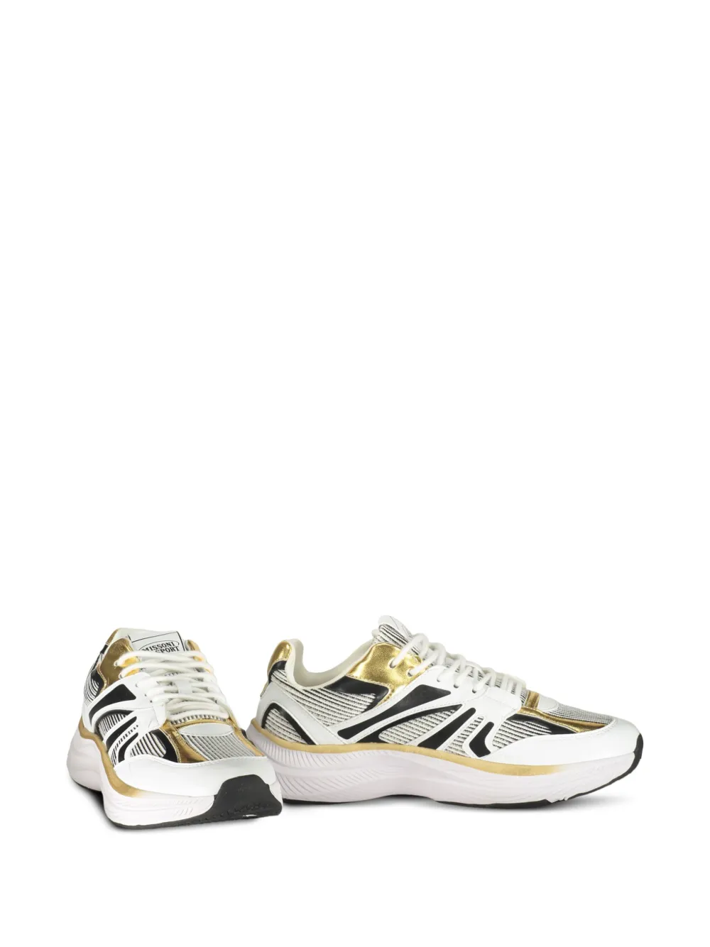 Missoni Sneakers met logoprint Wit