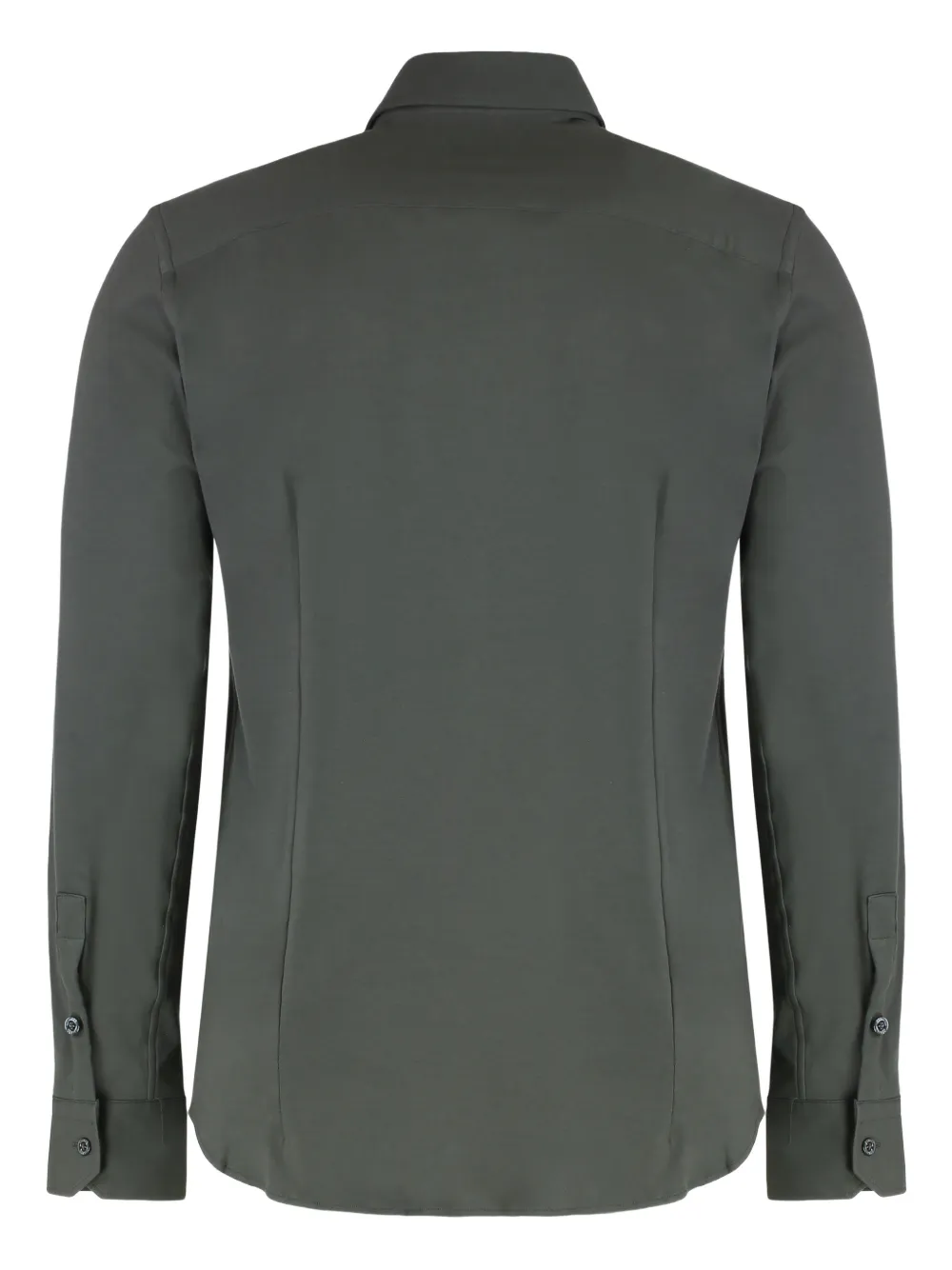 Moorer Sorrento-PD buttoned shirt - Groen