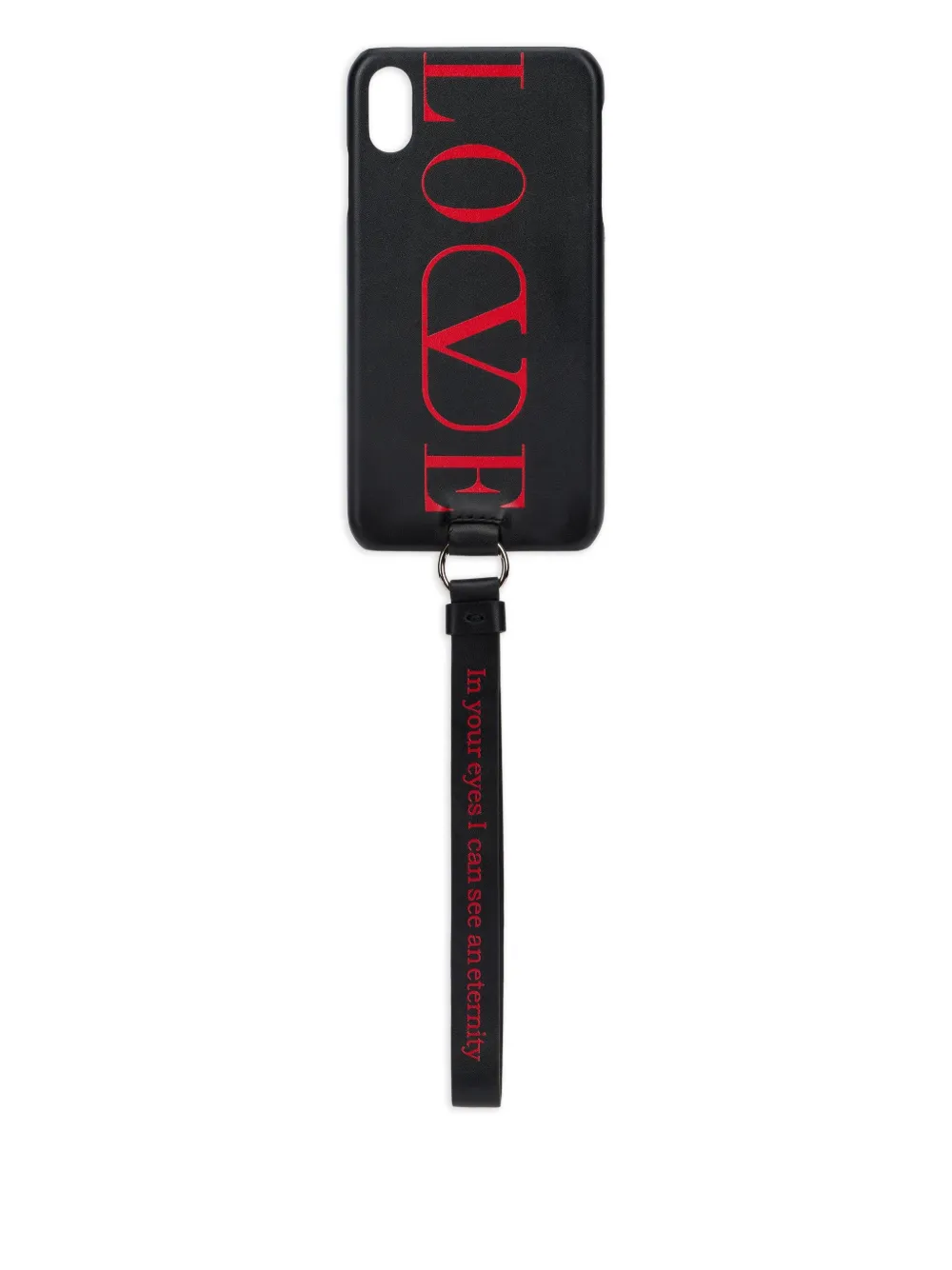 Valentino Garavani Strap-detail Iphone Xs Max Case In Black