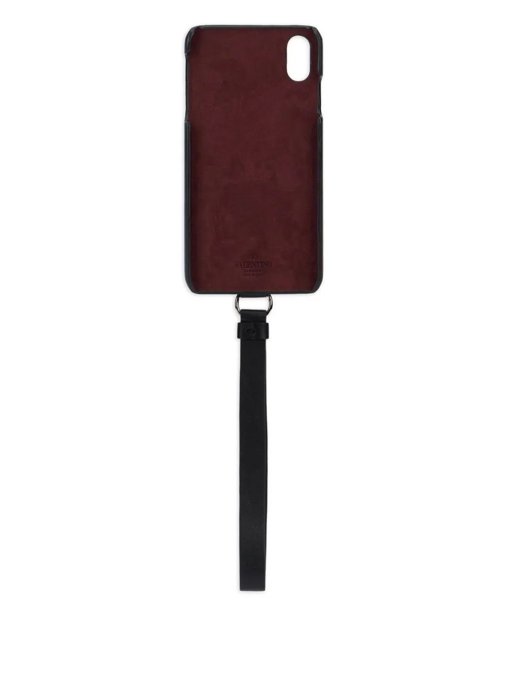 Valentino Strap-detail Iphone Xs Max Case In Black