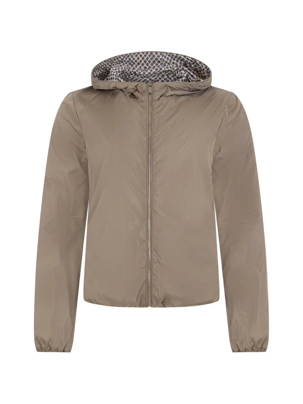 Moorer Tessdor hooded zip-up jacket - Nude