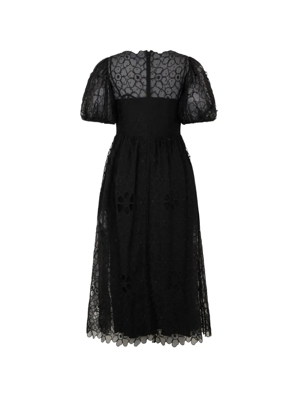 RED Valentino Jurk met pofmouwen Zwart