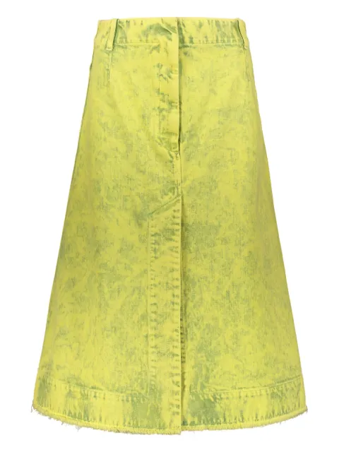 Cédric Charlier denim midi skirt