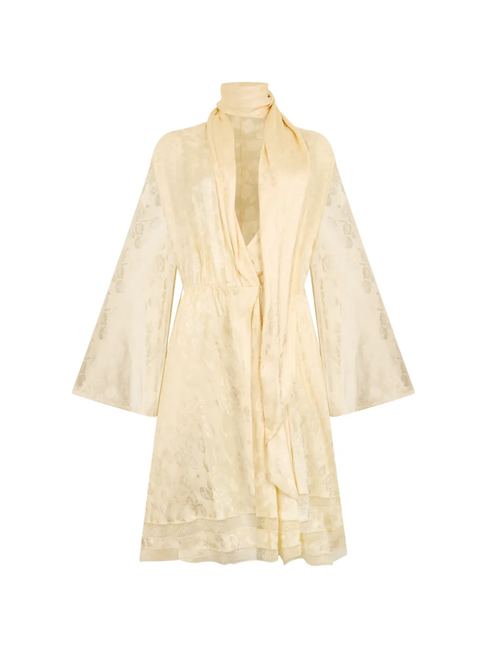 Philosophy Di Lorenzo Serafini floral-motif tie midi dress - Toni neutri