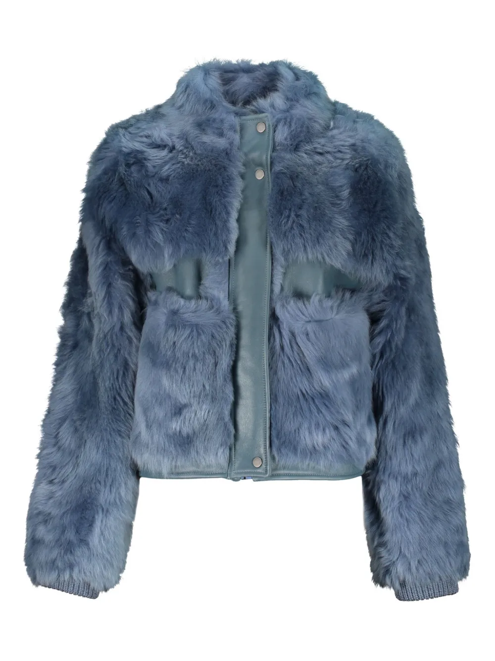 Lorena Antoniazzi Lammy coat Blauw