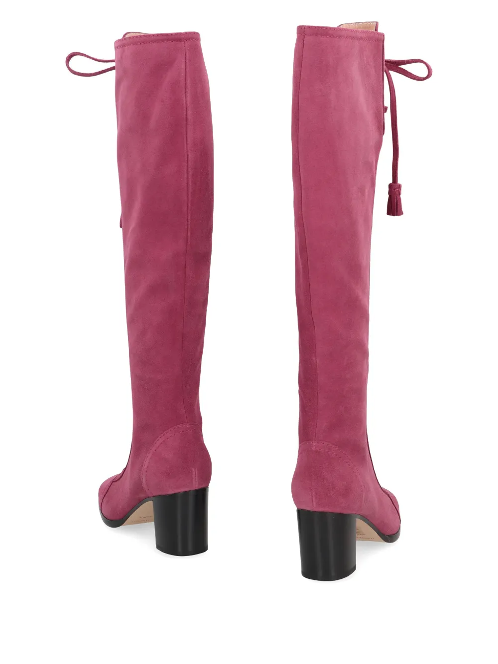 Alberta Ferretti Suède veterlaarzen Roze