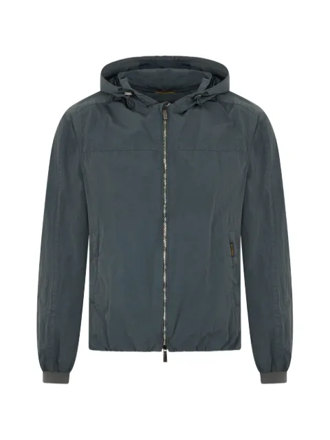 Moorer hooded zip jacket