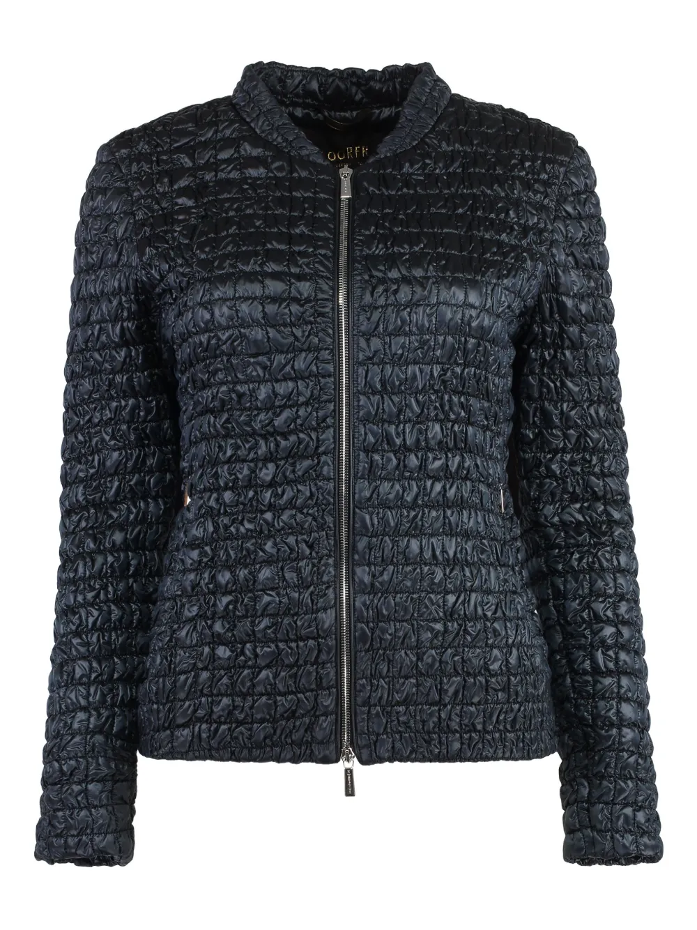 Moorer Anusca quilted zip-front puffer jacket Blauw