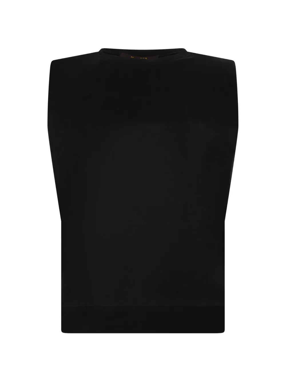 Moorer Aramak padded-shoulder sleeveless vest - Nero