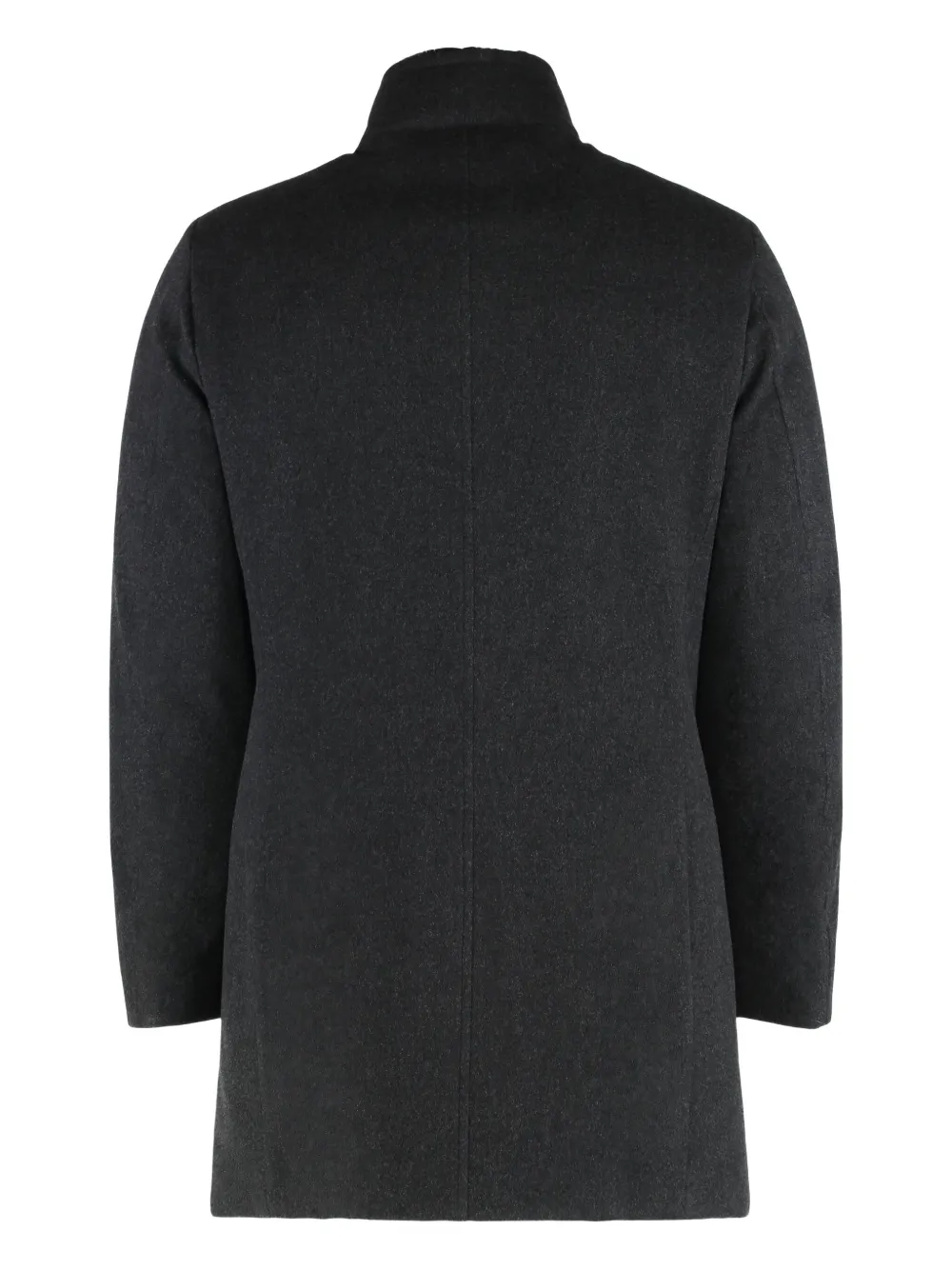 Moorer Bond-Fur-Cs high-neck button overcoat | Single Breasted Coats | Image 2