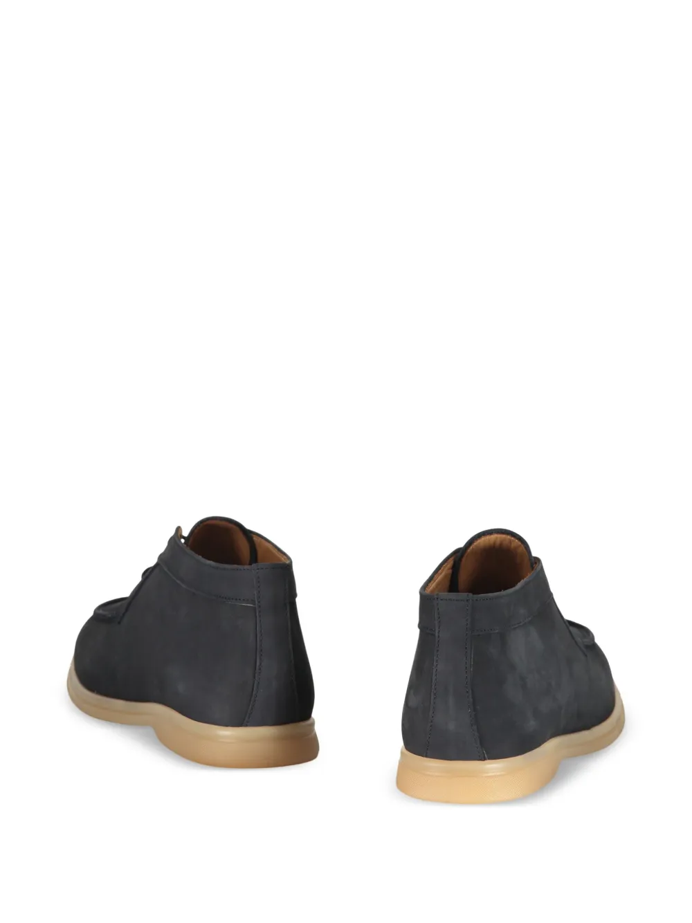 Bruno Magli leather lace-up boots Blue