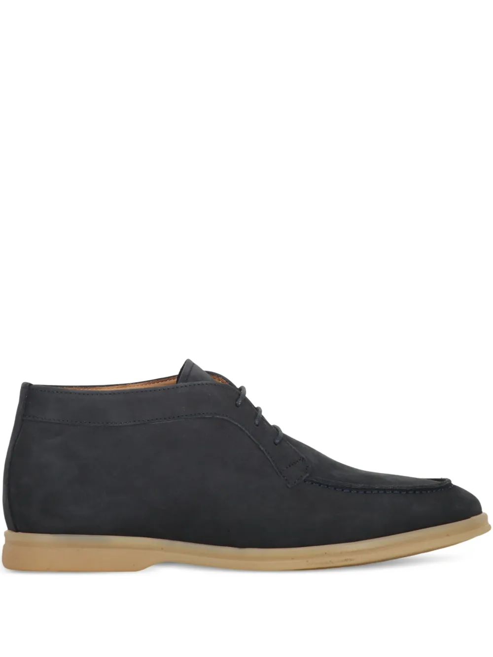Bruno Magli leather lace-up boots Blue