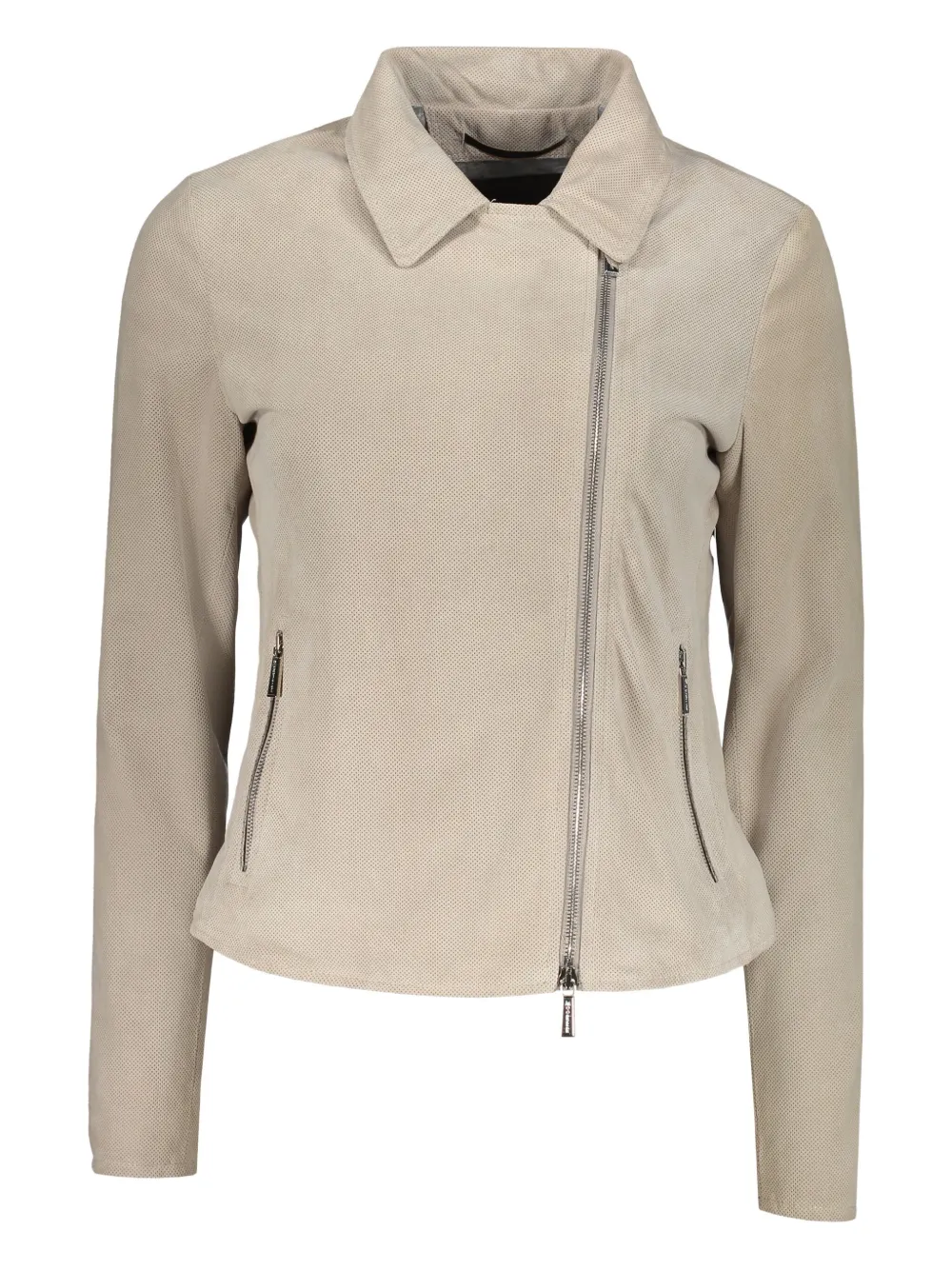 Moorer leather jacket Beige