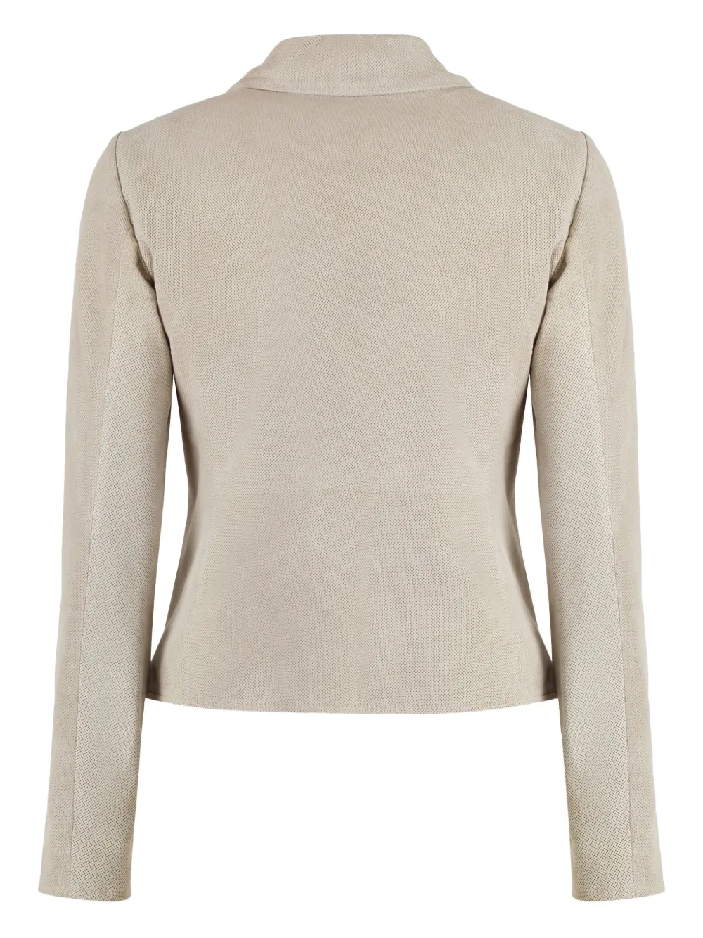 Moorer Leren jack Beige