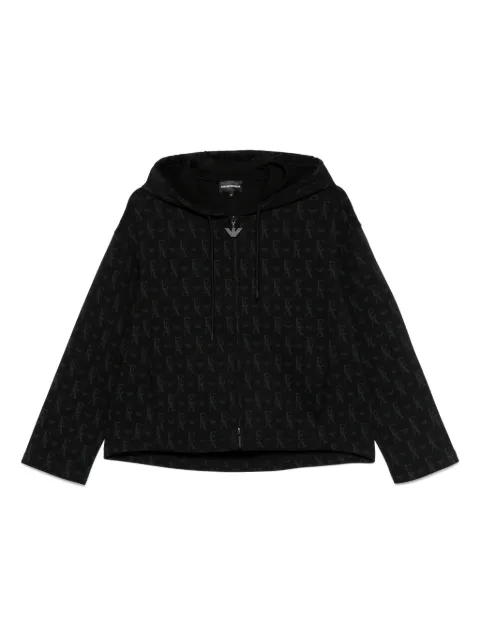 Emporio Armani logo-print hoodie