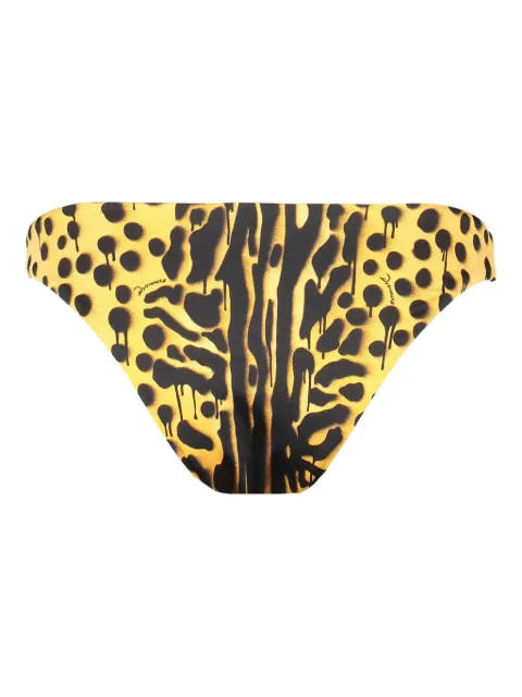 DSQUARED2 animal-print bikini bottom