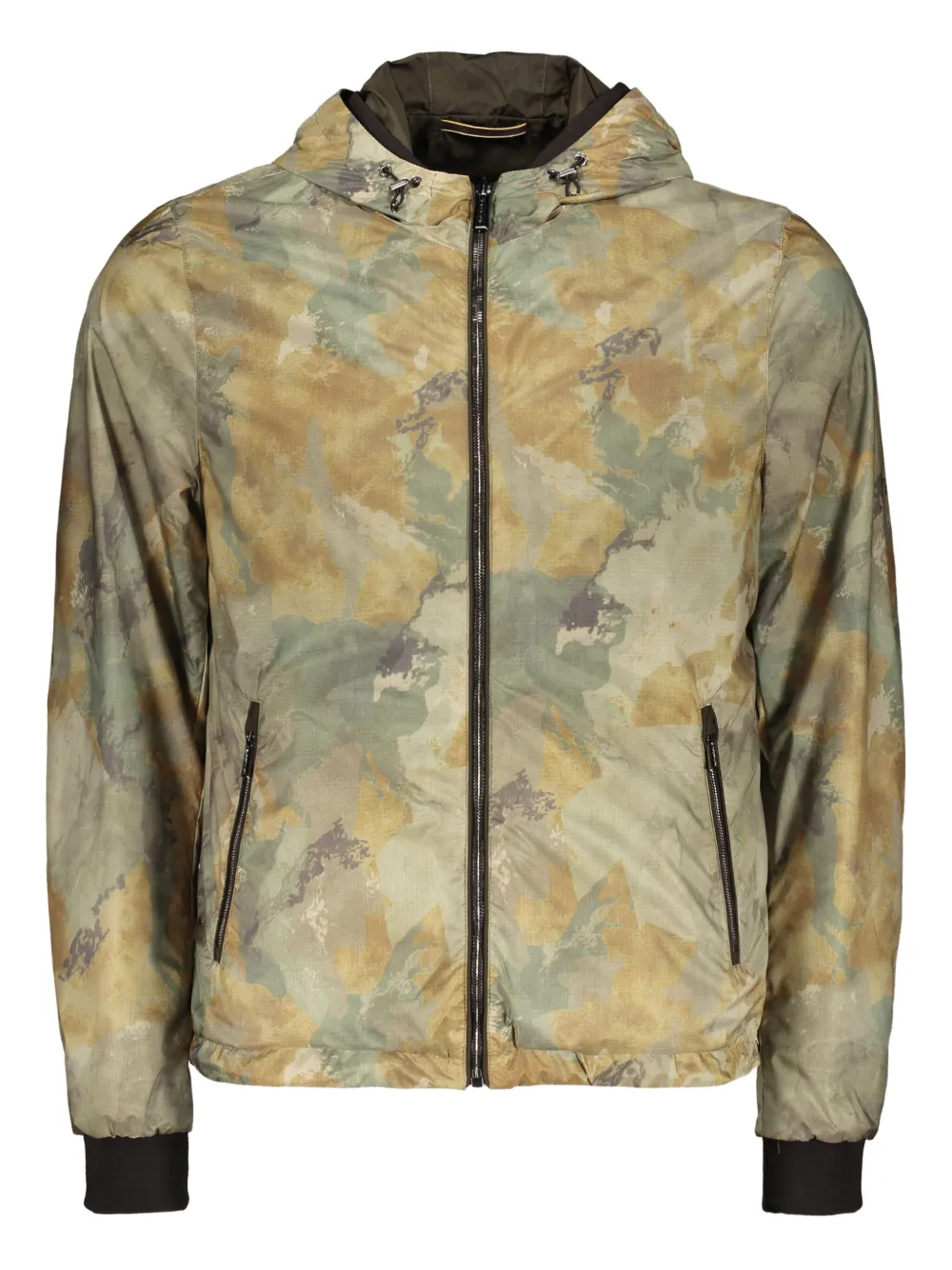 Moorer printed bomber jacket | Green | Image 1