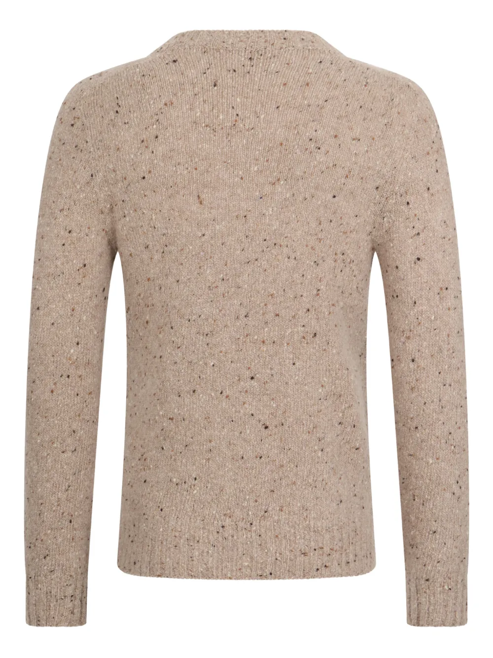 Malo speckled sweater - Beige