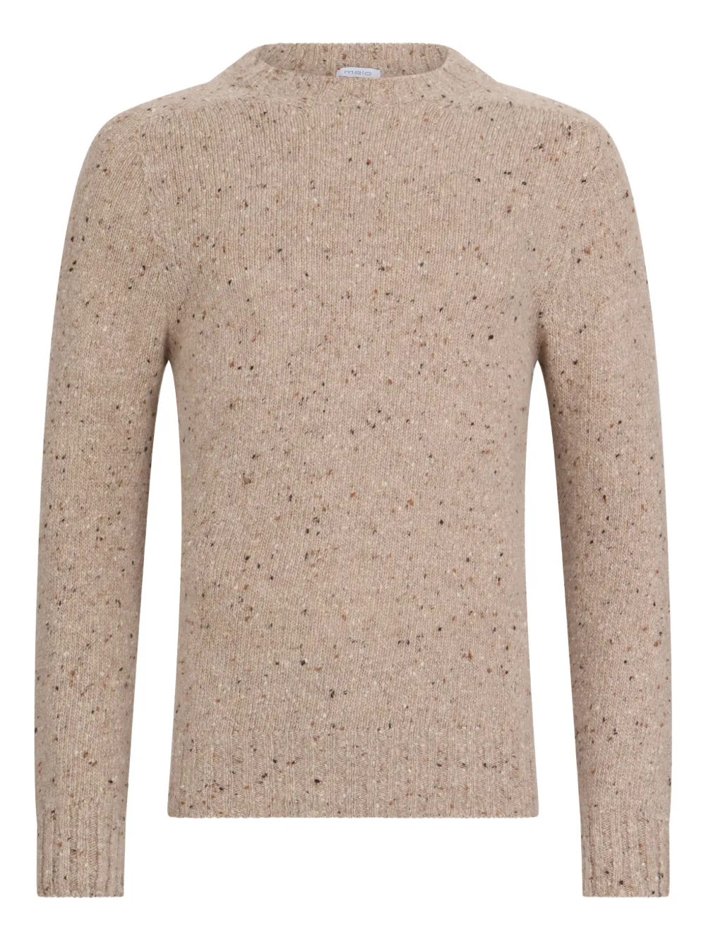 Malo speckled sweater - Neutrals