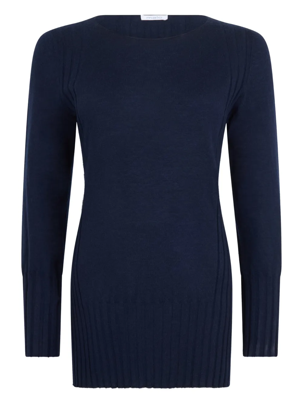 Malo ribbed sweater - Blu